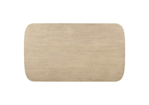 109388 Kailani Cane Counter Height Storage Dining Table Beige Oak