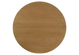 109460 Hartville 60-inch Round Dining Table Natural Light Brown