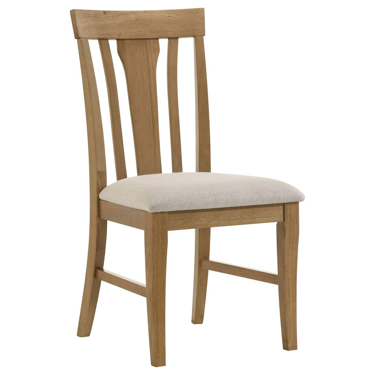 109462 Hartville Dining Side Chair Natural Light Brown (Set of 2)