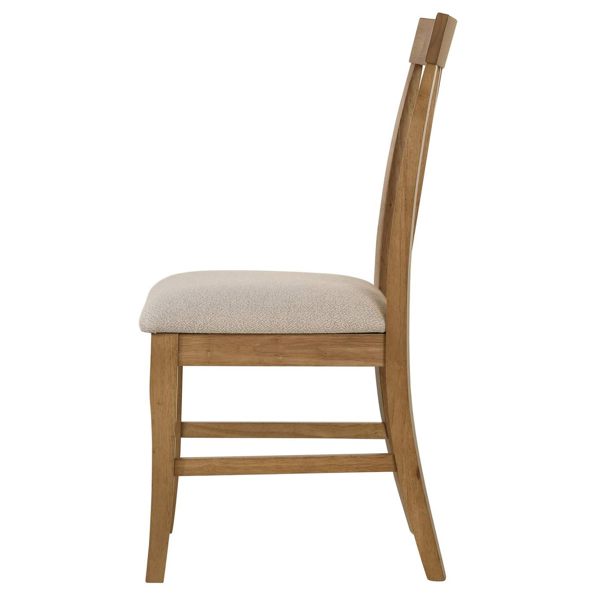 109462 Hartville Dining Side Chair Natural Light Brown (Set of 2)