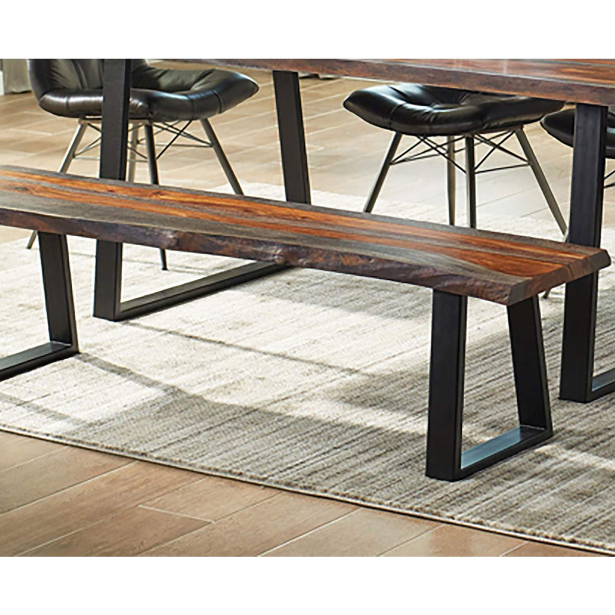 110183 Botoia Bench Black & White