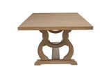 110291-S5 Brockway 5-piece Extension Leaf Dining Set Barley Brown