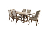 110291-S7 Brockway 7-piece Extension Leaf Dining Set Barley Brown
