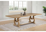 110291 Brockway 104-inch Extension Leaf Dining Table Barley Brown