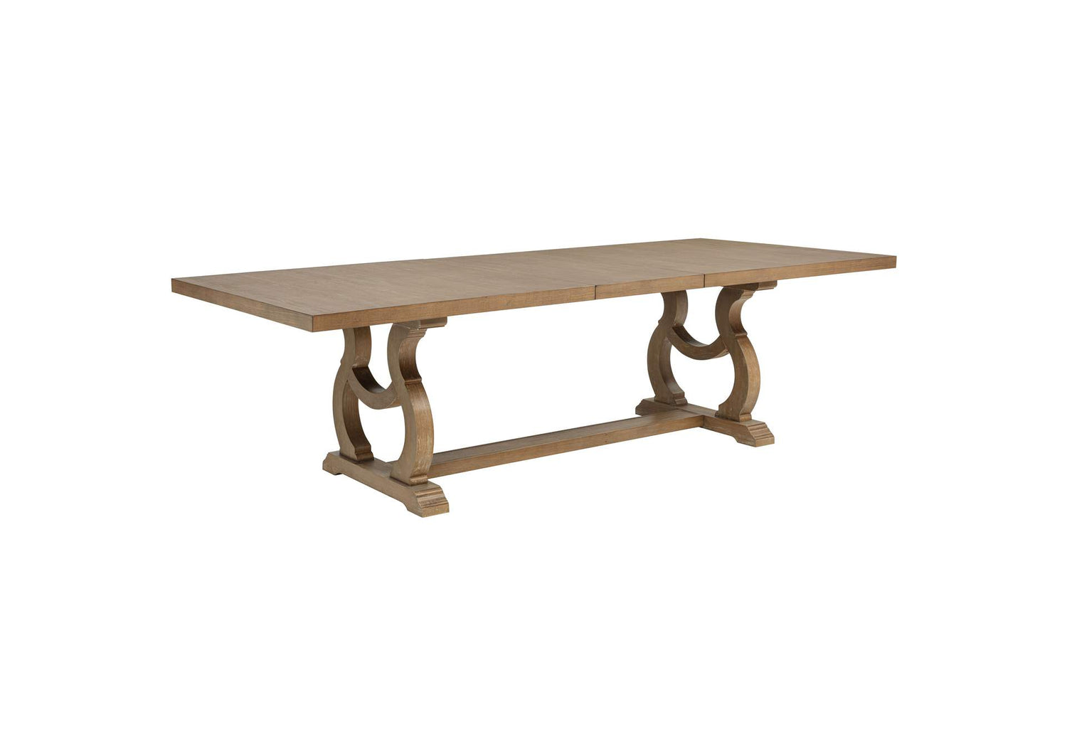 Brockway 104-inch Extension Leaf Dining Table Barley Brown