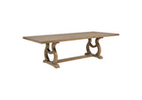 Brockway 104-inch Extension Leaf Dining Table Barley Brown