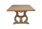 110291 Brockway 104-inch Extension Leaf Dining Table Barley Brown