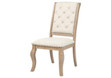 110292 Brockway Upholstered Dining Chair Barley Brown (Set of 2)
