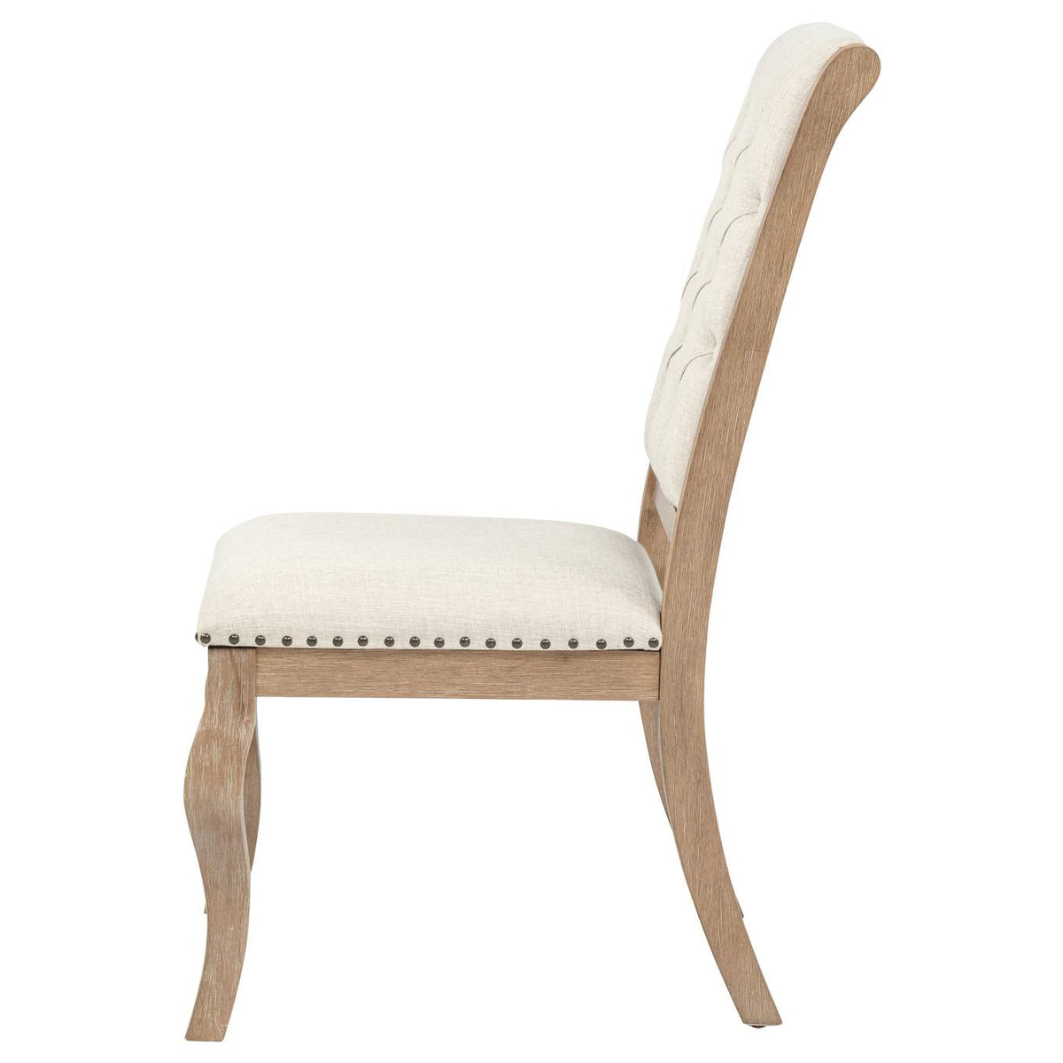 110292 Brockway Upholstered Dining Chair Barley Brown (Set of 2)
