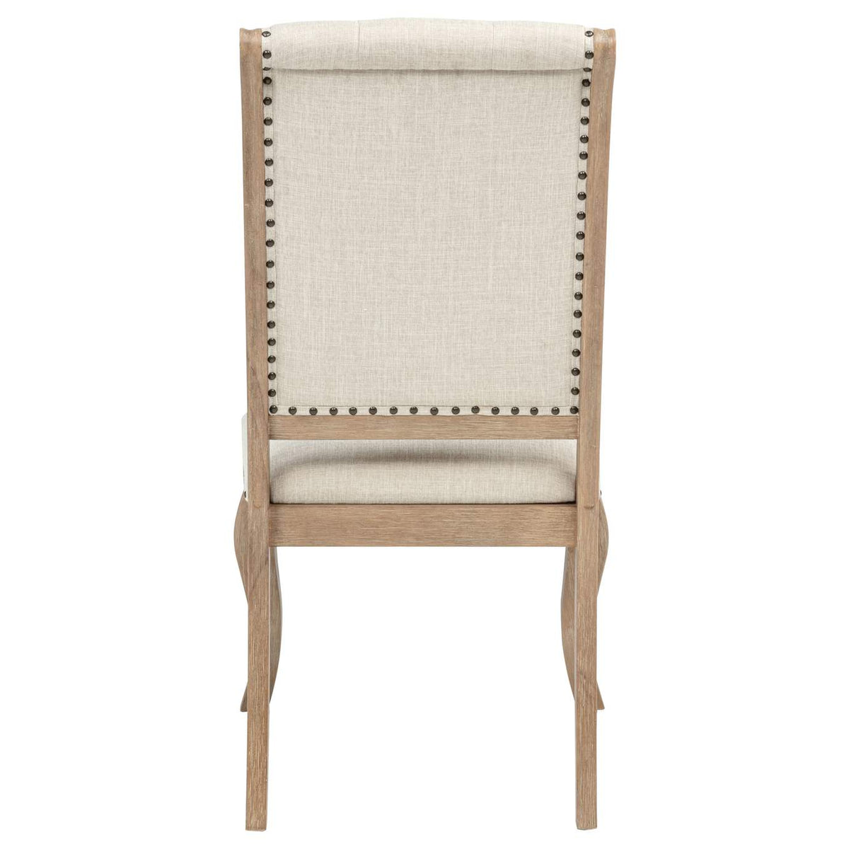 110292 Brockway Upholstered Dining Chair Barley Brown (Set of 2)
