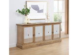 110295 Brockway 4-door Dining Sideboard Buffet Cabinet Barley Brown