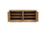 110295 Brockway 4-door Dining Sideboard Buffet Cabinet Barley Brown