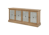 110295 Brockway 4-door Dining Sideboard Buffet Cabinet Barley Brown