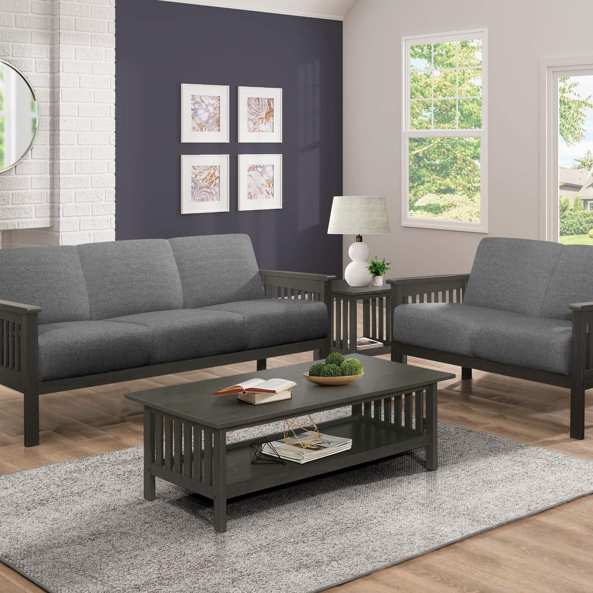1104GY-3 Lewiston Sofa