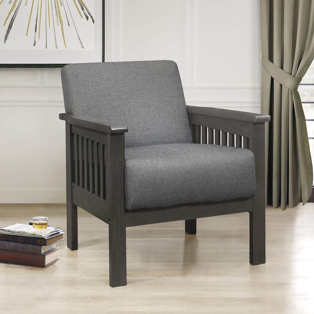 1104GY-1 Lewiston Accent Chair