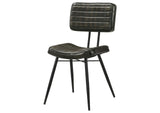 110652 Misty Leather Upholstered Dining Chair Espresso (Set of 2)