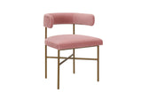 TOV-D6432 Kim Velvet Chair in Blush