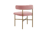 TOV-D6432 Kim Velvet Chair in Blush