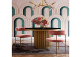 TOV-D6432 Kim Velvet Chair in Blush