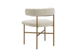 TOV-D6433 Kim Velvet Chair in Cream