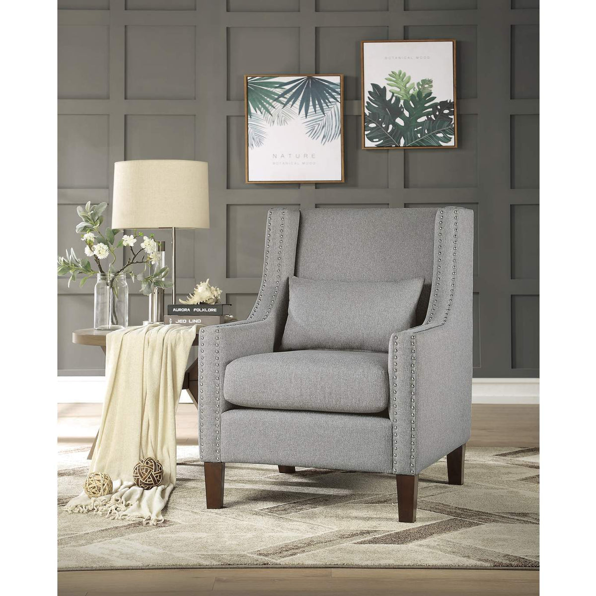 1114GY-1 Keller Accent Chair