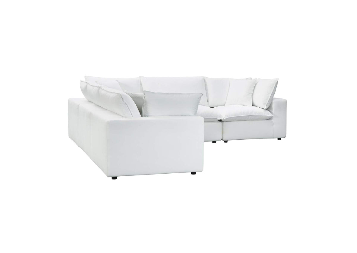 REN-L0092-SEC1 Cali Pearl Performance Fabric Modular L - Sectional