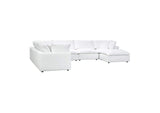 REN-L0092-SEC2 Cali Pearl Performance Fabric Modular Large Chaise Sectional