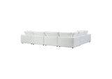 REN-L0092-SEC2 Cali Pearl Performance Fabric Modular Large Chaise Sectional