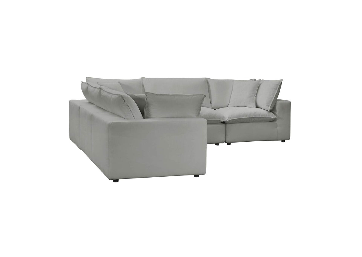 REN-L0090-SEC1 Cali Slate Performance Fabric Modular L - Sectional