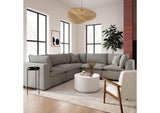 REN-L0090-SEC1 Cali Slate Performance Fabric Modular L - Sectional