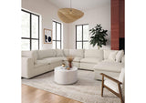 REN-L0094-SEC2 Cali Natural Performance Fabric Modular Large Chaise Sectional