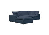 REN-L0096-SEC Cali Navy Performance Fabric Modular 4 Piece Sectional