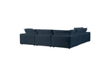 REN-L0096-SEC1 Cali Navy Performance Fabric Modular L - Sectional