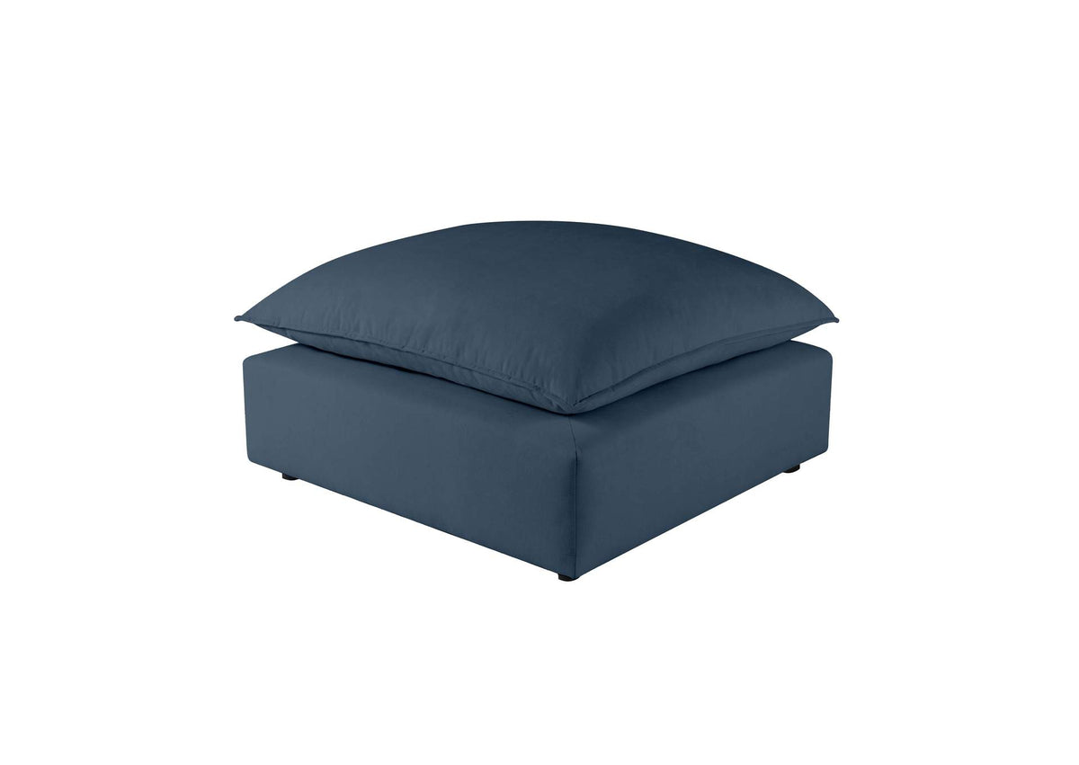 REN-L0097 Cali Navy Performance Fabric Ottoman