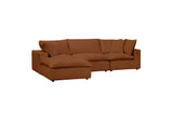 REN-L0098-SEC Cali Rust Performance Fabric Modular 4 Piece Sectional