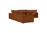 REN-L0098-SEC1 Cali Rust Performance Fabric Modular L - Sectional