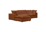 REN-L0099 Cali Rust Performance Fabric Ottoman