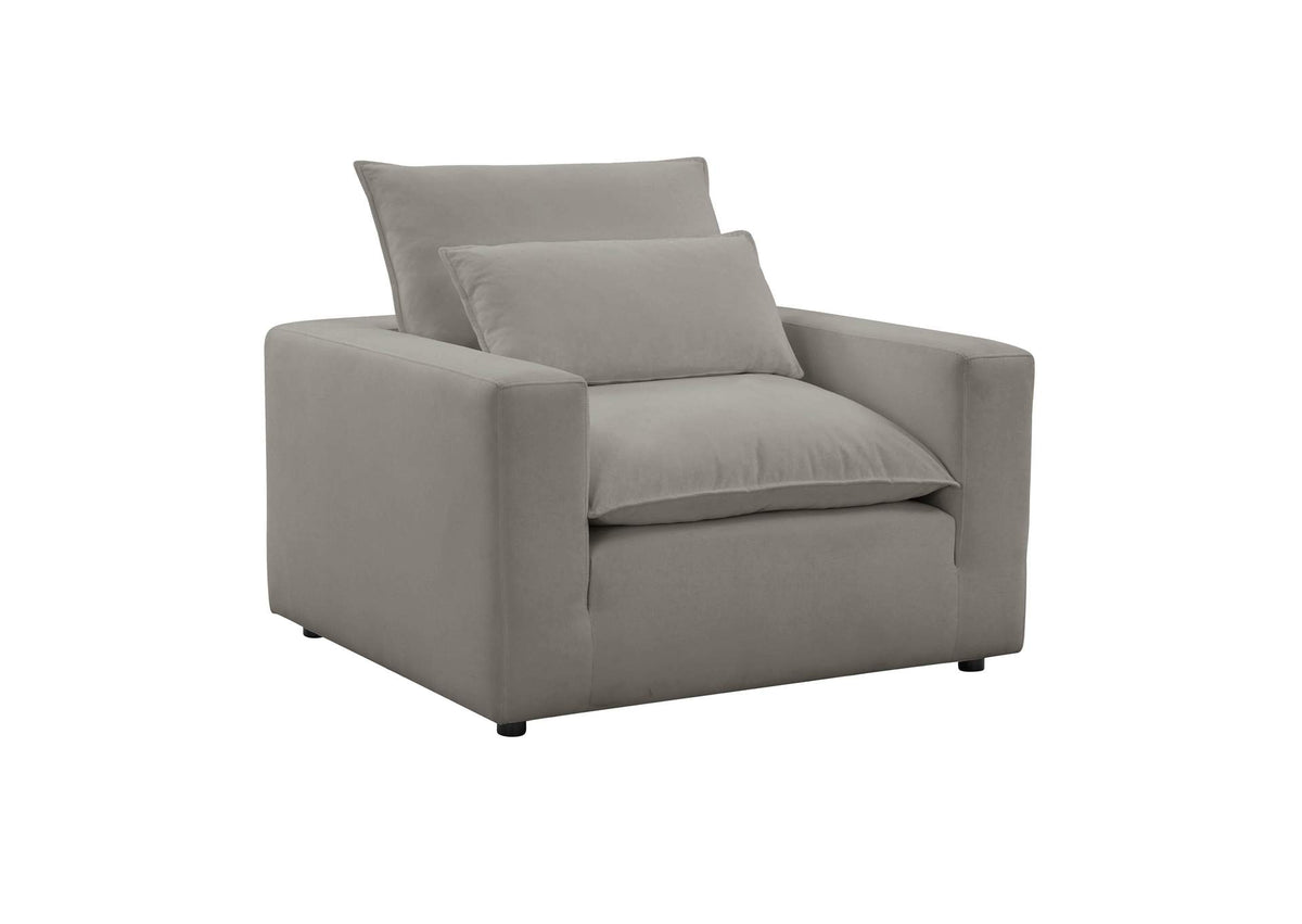 REN-L00184 Cali Slate Performance Fabric Arm Chair