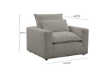 REN-L00184 Cali Slate Performance Fabric Arm Chair