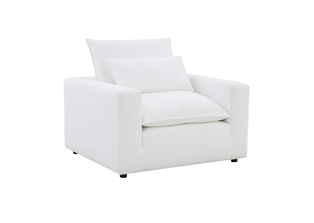 REN-L00185 Cali Pearl Performance Fabric Arm Chair