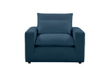 REN-L00187 Cali Navy Performance Fabric Arm Chair