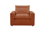 REN-L00188 Cali Rust Performance Fabric Arm Chair