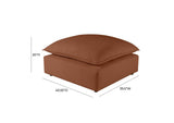 REN-L0099 Cali Rust Performance Fabric Ottoman