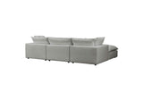REN-L0090-SEC Cali Slate Performance Fabric Modular 4 Piece Sectional