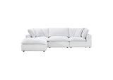 REN-L0092-SEC Cali Pearl Performance Fabric Modular 4 Piece Sectional