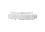 REN-L0092-SEC Cali Pearl Performance Fabric Modular 4 Piece Sectional