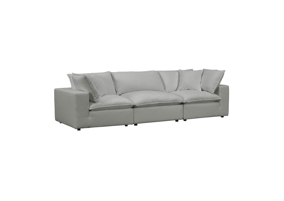 REN-L0090 Cali Slate Performance Fabric Modular Sofa