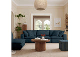 REN-L0096 Cali Navy Performance Fabric Modular Sofa