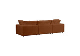 REN-L0098 Cali Rust Performance Fabric Modular Sofa