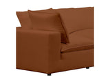 REN-L0098 Cali Rust Performance Fabric Modular Sofa